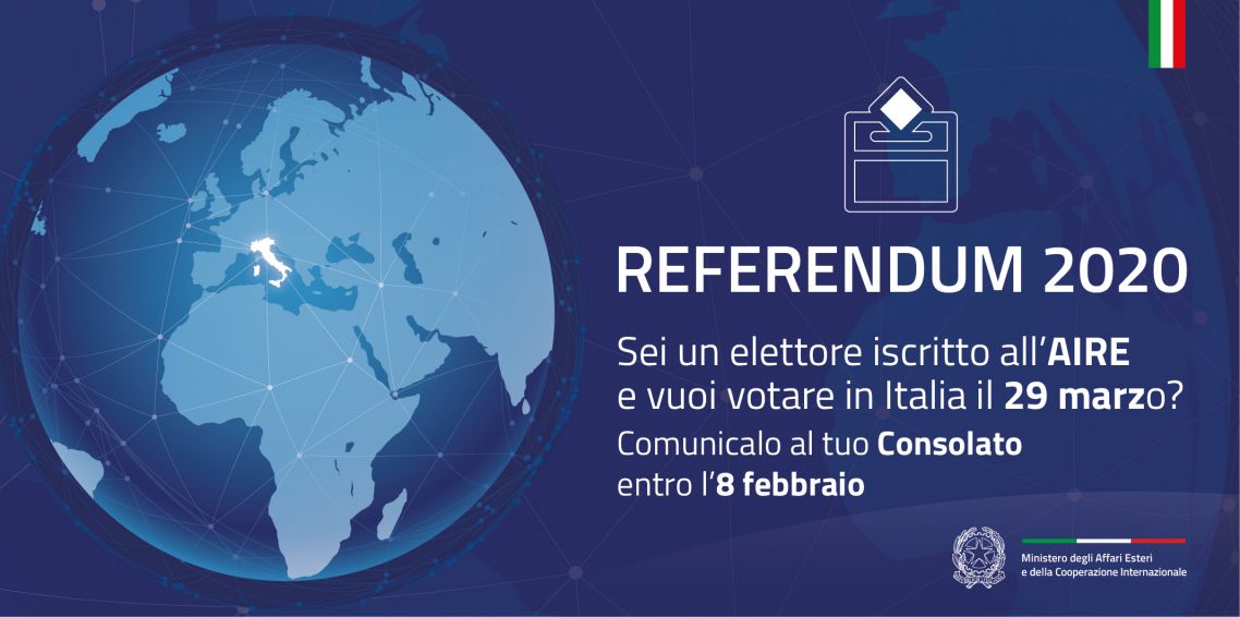 RINVIATO: Referendum 2020