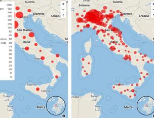 Coronavirus sigue dando muertos a Italia y hoy superò los muertos totales de China: 3.405