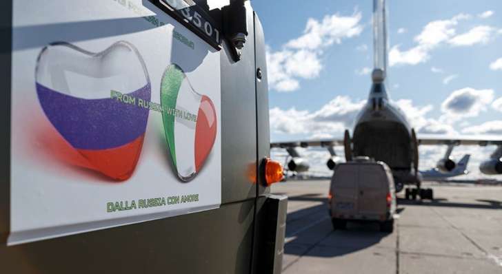 «Siete un paese meraviglioso»: Russia aiuta Italia