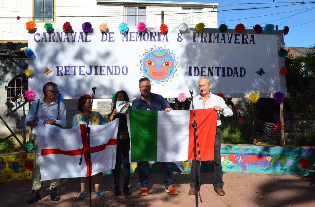 Italia Amici: Presentes en Piazza S. Margherita L. de Valparaíso