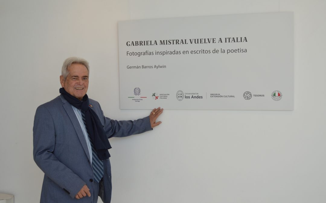 Pablo Peragallo, Gestor Cultural del Mirador Camogli de Valparaíso, presentó sus estudios sobre Gabriela Mistral en la Universidad Los Andes